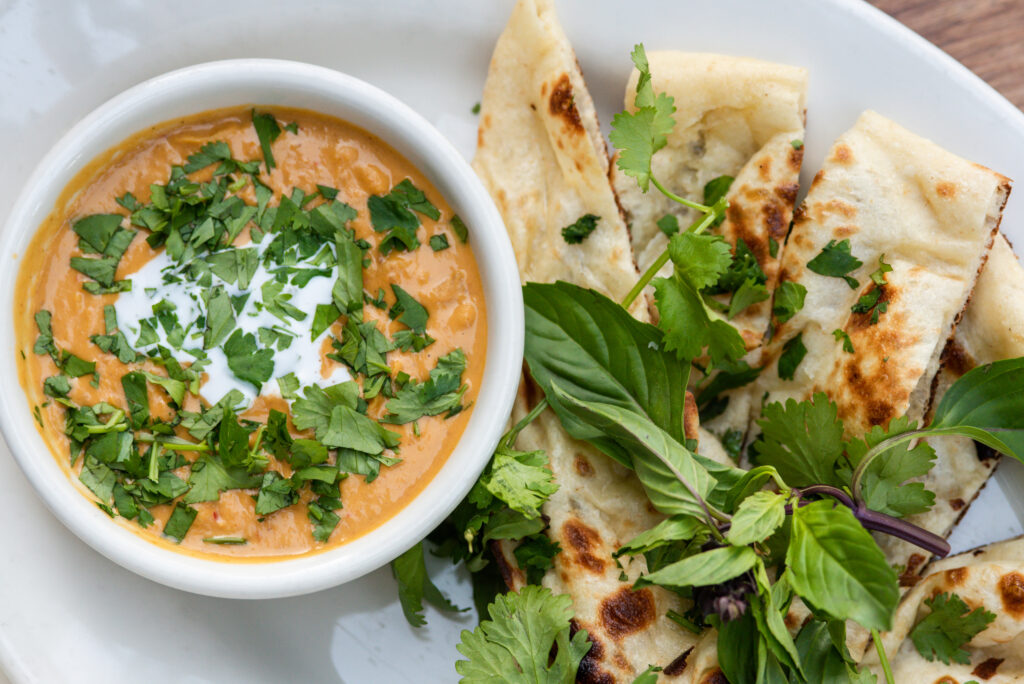 Chickpea Curry with Clay Oven Bread