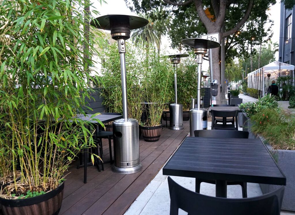 Side View of Parklet